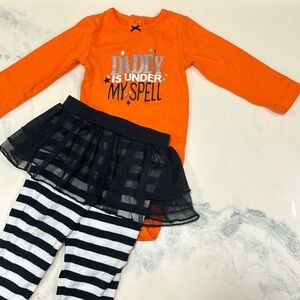 NWOT Girls 12 Month Halloween outfit.